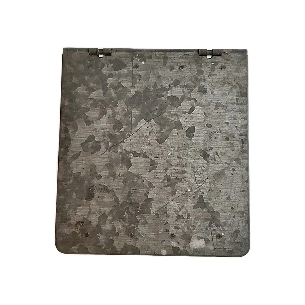 VTG‎ Milk Box Galvanized Metal Front Porch Primitive Decor Oneonta NY